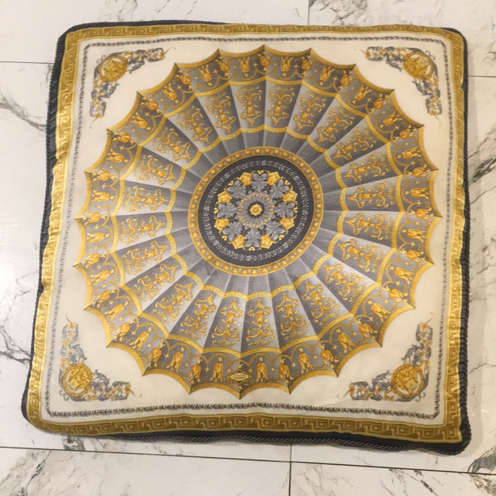 Versace silk pillow